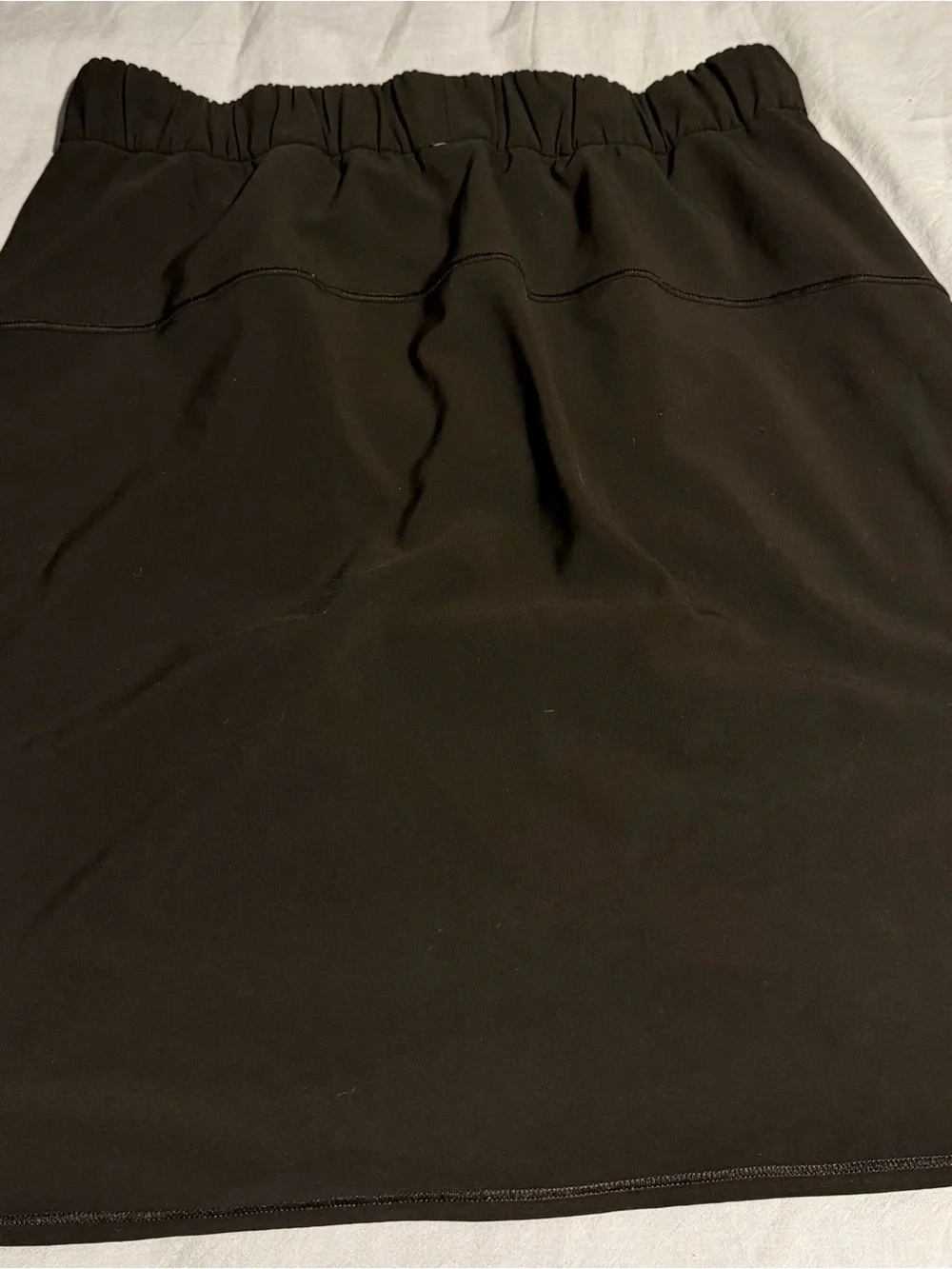 lululemon athletica Black Drawstring Mini Skirt